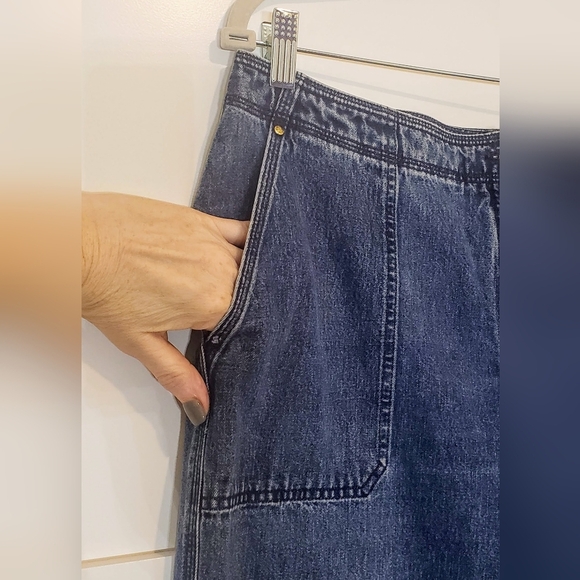 Lauren Ralph Lauren High Rise Denim Blue Jeans Size 16 Cotton Pockets - Picture 4 of 16